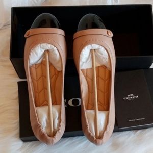 Brand New In Box Pink & Black Coach Dress Shoes Size 7 B